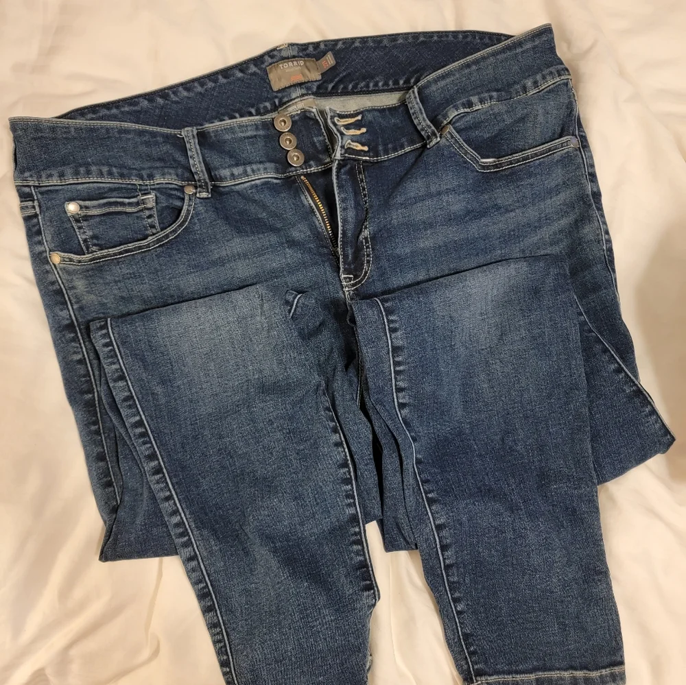 Torrid High Rise Jeggings - Picture 1 of 2